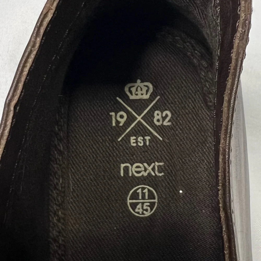 Next 1982 Men’s Genuine Leather Brown Chuuka Boots / Dress Shoes Size 12